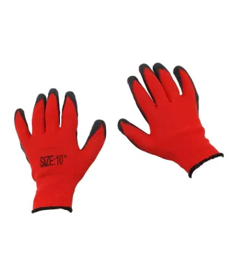 Manusi de lucru en-gros, cu eticheta antiderapante, tricot + latex, marimea 10
