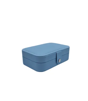 Cutie pentru bijuterii bleu 16cm x 11cm x 5cm engros