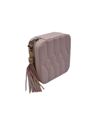 Cutie pentru bijuterii crem 13cm X 13cm X 5cm engros