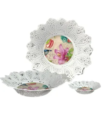 Cos plastic 24cm cosulet pentru paine sau folosit ca fructiera diverse modele EN-GROSS