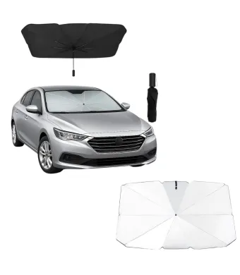 Parasolar Auto Pliabil 140x79cm pentru Masina, Model Umbrela Engros