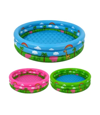 Piscina Gonflabila pentru Copii 61x25cm, cu Podea Gonflabila Diferite Culori Engros