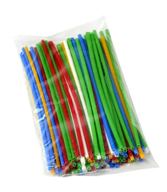 Betisoare scolare colorate din plastic, 100 bucati, ENGROSS