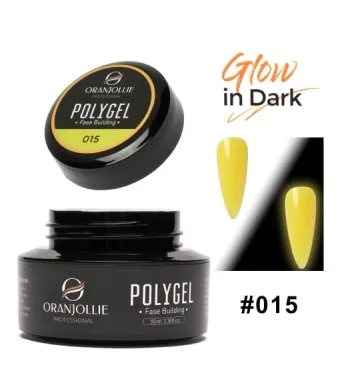 Polygel glitter 015 35g Oranjollie