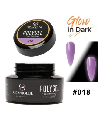 Polygel glitter 018 35g Oranjollie