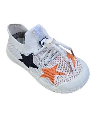 Espadrile pentru Copii, cu siret, Engross, Material textil, Talpa Usoara, 6/set, marimi 27-32, model Stelute, Bej