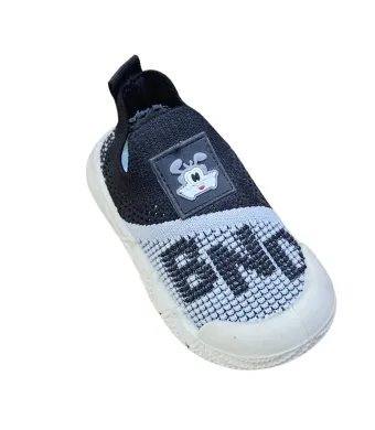 Espadrile Copii, Engross, Talpa Usoara, Realizate din material textil, Fete si Baieti, 6/set, marimi 27-32, model scris, Negru