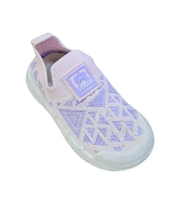 Espadrile pentru Copii, Engross, Material textil, Talpa Usoara, 6/set, marimi 27-32, model tip crosetat, Roz