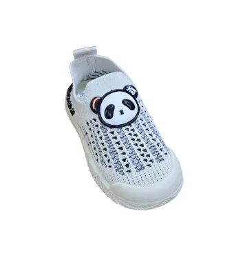 Espadrile Copii, Engross, Talpa Usoara, Realizate din material textil, pentru Fete si Baieti, 6/set, marimi 27-32, model Urs, Crem