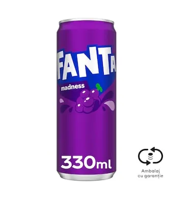 Bautura carbogazoasa Engros, Fanta cu gust de struguri, 330 ml