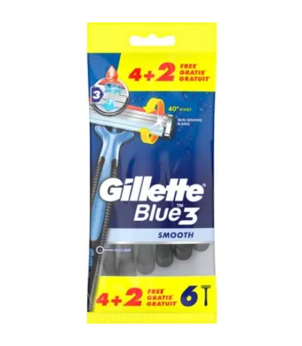 Aparat de ras Engros, Gillette Blue3, 6 buc
