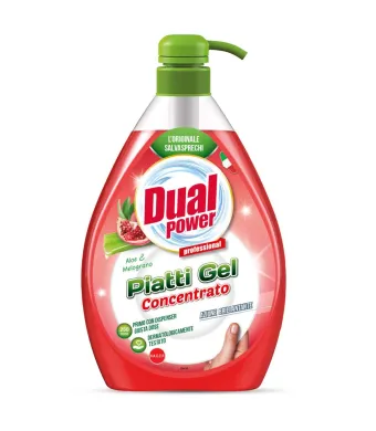 Detergent concentrat pentru vase Engros, Dual Power cu aloe vera si rodie 1000 ml