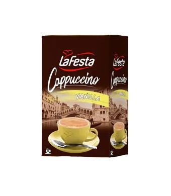 Capuccino La Festa Engros cu vanilie, 125 gr.10 bucati / cutie