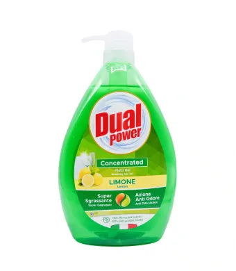 Detergent concentrat pentru vase Engros, Dual Power cu lămâie 1000 ml