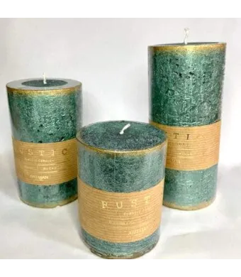 Lumânare Rustică Evenimente 9cm – En-gros, 50h Ardere