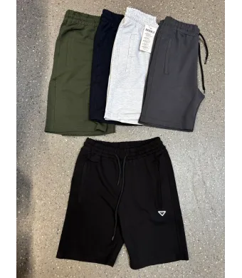 PANTALONI SCURT DE BARBAT MARIM MICA (NEGRU)