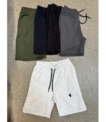 PANTALONI SCURT DE BARBAT MARIM MICA (NEGRU)