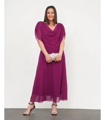 Rochie eleganta Engros, din voal ,vaporoasa