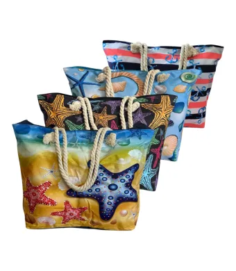 Poșetă de Plajă cu Design Marin,engros,model mixt 54x38cm