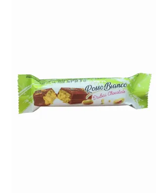 Baton dubai chocolate rosso bianco-35gr /144buc