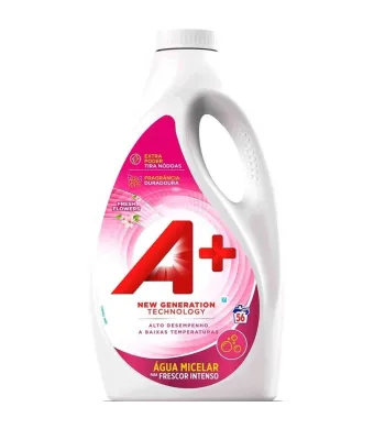 Detergent lichid A+ FRESH FLOWERS 56 de spalari -2.464l /4buc