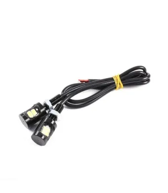 LED Auto SMD, Diametru 12mm, 12V, Fir 25cm, Set 2 Buc, Mov Engros