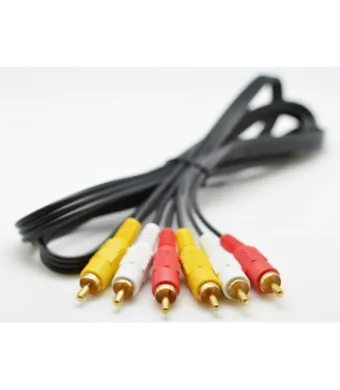 Cablu 3RCA Tata cu 3RCA Tata, Conectori Auriti 5m Engros