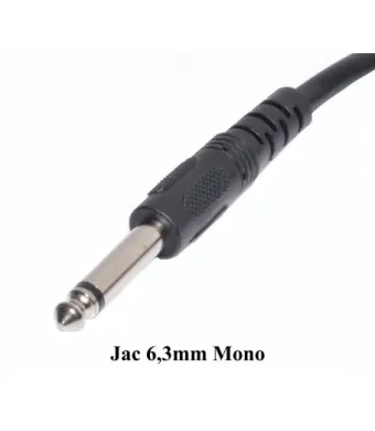 Cablu Audio Jack 6,3mm Tata - Tata, 3m Engros
