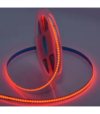 Banda COB Led Rosu - Flexibil - 252led/m - 12W/ml - Rola/5m Engros