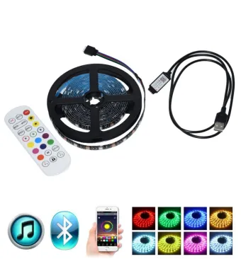 Kit Banda Led RGB TV, Telecomanda + Bluetooth Engros
