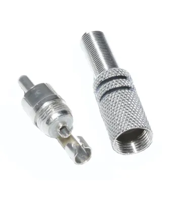 Mufa RCA Metal Tata Negru Engros