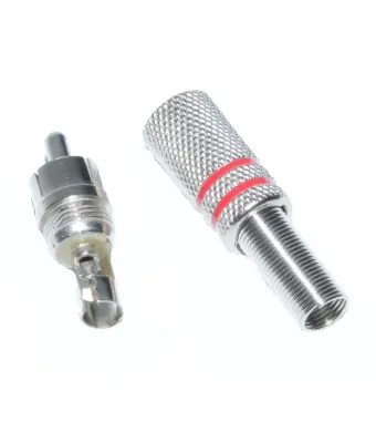 Mufa RCA Metal Tata Rosu Engros