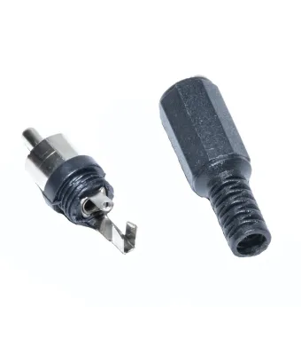 Mufa RCA Plastic Tata Negru Engros