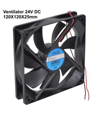 Ventilator Axial 24V, 120x120x25 mm, Tip Cooler, 6.7W Engros