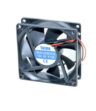 Ventilator Patrat 12V, 80x80x25 mm, Tip Cooler, 1.8W Engros
