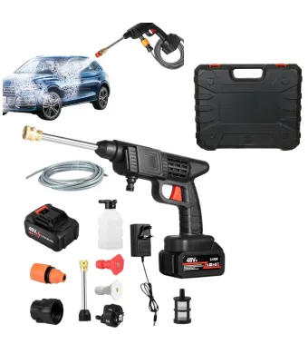 Aparat de Spălat Masina cu Presiune 32cm 48Vf, Model Pistol cu un Acumulator și Accesorii Incluse  Engros