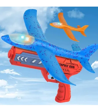 Jucarie pistol AVION lumina Engros
