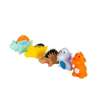 Set 5 jucarii pentru baie Dinozauri Akuku A0169