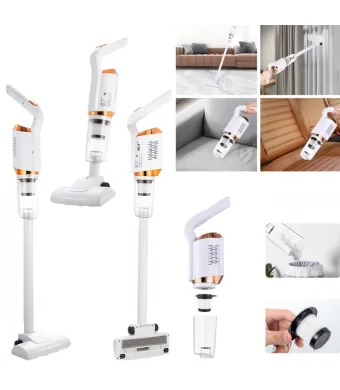 Aspirator Vertical 5 in 1 Fara fir, cu 3 Capete pentru Curățare Uscată 120W Incarcare Wireless Engros