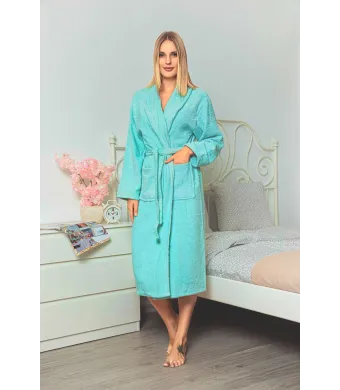 Halat Dama Prosop Pamuklu Lux Turcoaz (3XL)