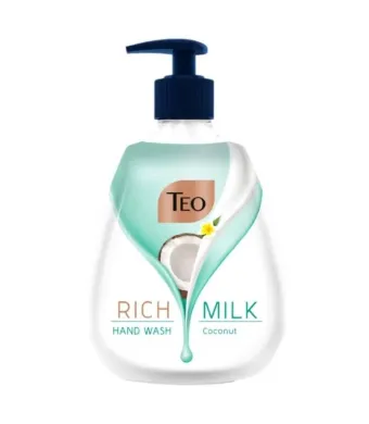 Sapun lichid TEO, Rich Coconut Milk, 400 ml /12buc