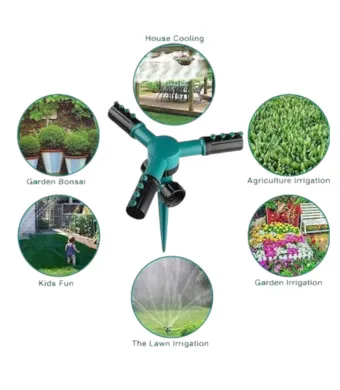 Aspersor de Irigatie 20x17cm pentru Gradina, din Plastic cu 3 Capete Engros