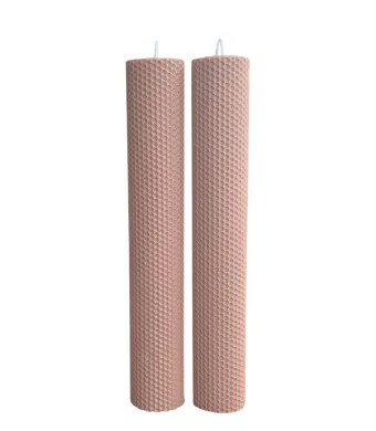 Lumanare Nunta-Botez din ceara naturala, En gross, Producator direct (40 cm, 6 cm)