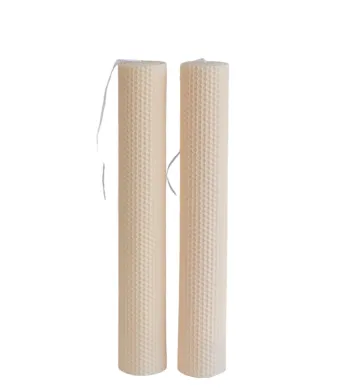 Lumanare Nunta-Botez din ceara naturala, En gross, Producator direct (40 cm, 6 cm)