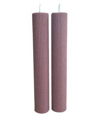 Lumanare Nunta-Botez din ceara naturala, En gross, Producator direct (40 cm, 6 cm)