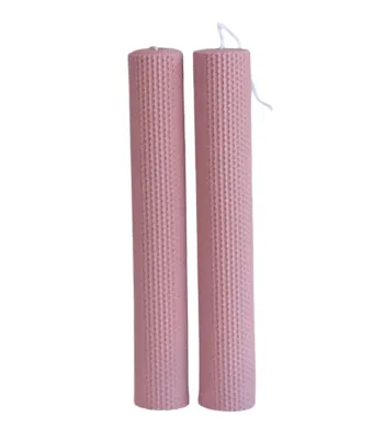 Lumanare Nunta-Botez din ceara naturala, En gross, Producator direct (40 cm, 6 cm)