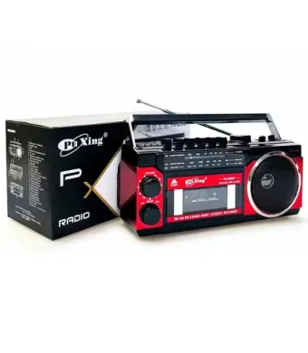 RADIO CASETOFON YUEGAN PX 250BT Bluetooth PORTABIL CU MP3 SI CASETA USB SD MICROFON INCORPORAT RECORD