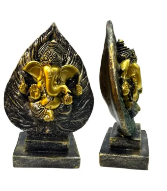Figurină Feng Shui Ganesha h 14cm– simbol al înțelepciunii, succesului și protecției, en-gros