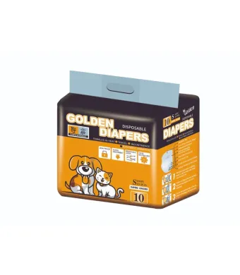 Scutece  Engros Golden pentru câini, mărimea S, 10 buc / pachet, bax 40 pachete