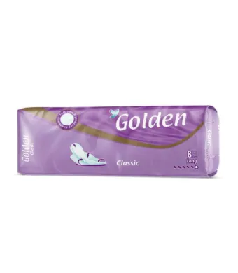 Tampoane Lungi Engros Golden, 8 buc/ pachet, bax 24 pachete